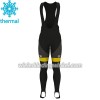 Set Fietsshirt Lange Mouw + Lange Koersbroek 2017 Direct Energie N001 Winter Thermal Fleece
